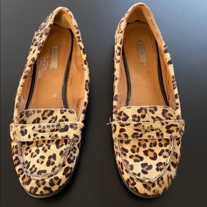 UO Leopard Print Loafers - Size 9